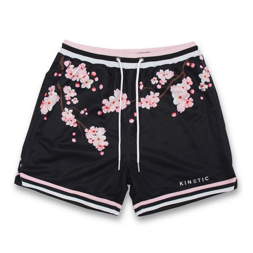Black Cherry Blossom Active Short